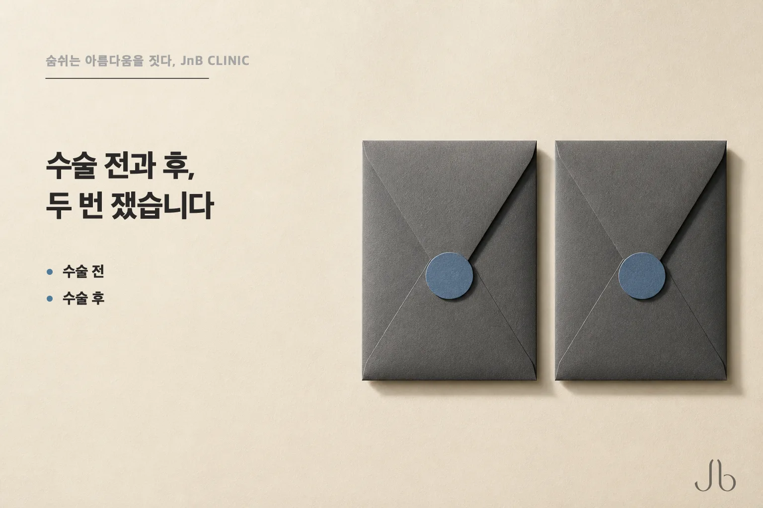 코수술 전과 후 두 번 후각을 재는 구조를 나타낸 후각 계측 도식 (JnB CLINIC)